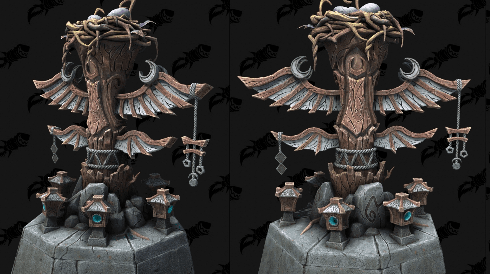 Warcraft III Reforged : Modèles des bâtiments elfiques