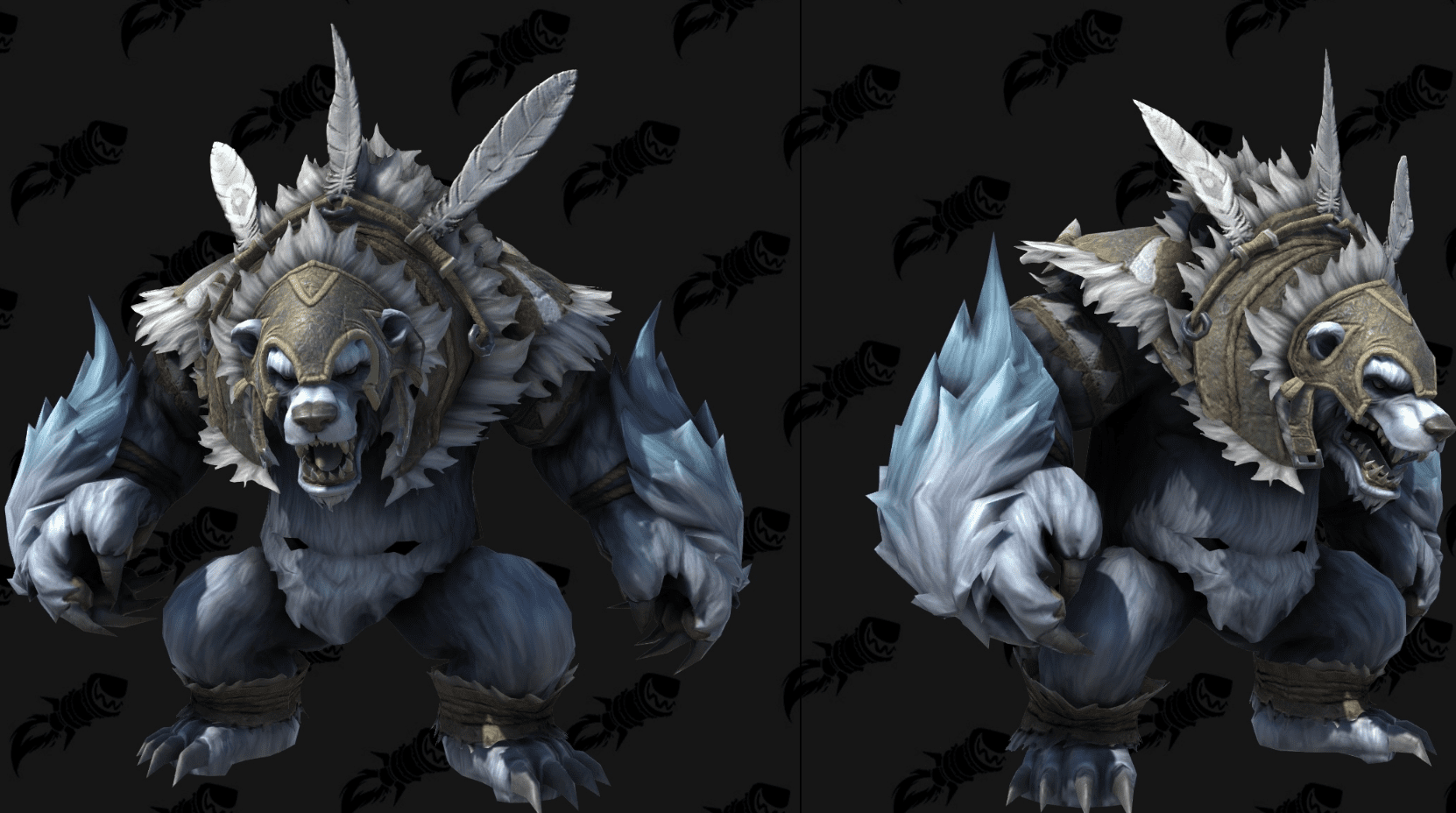 Warcraft III Reforged : Modèles d'Ours et de Furbolgs polaires