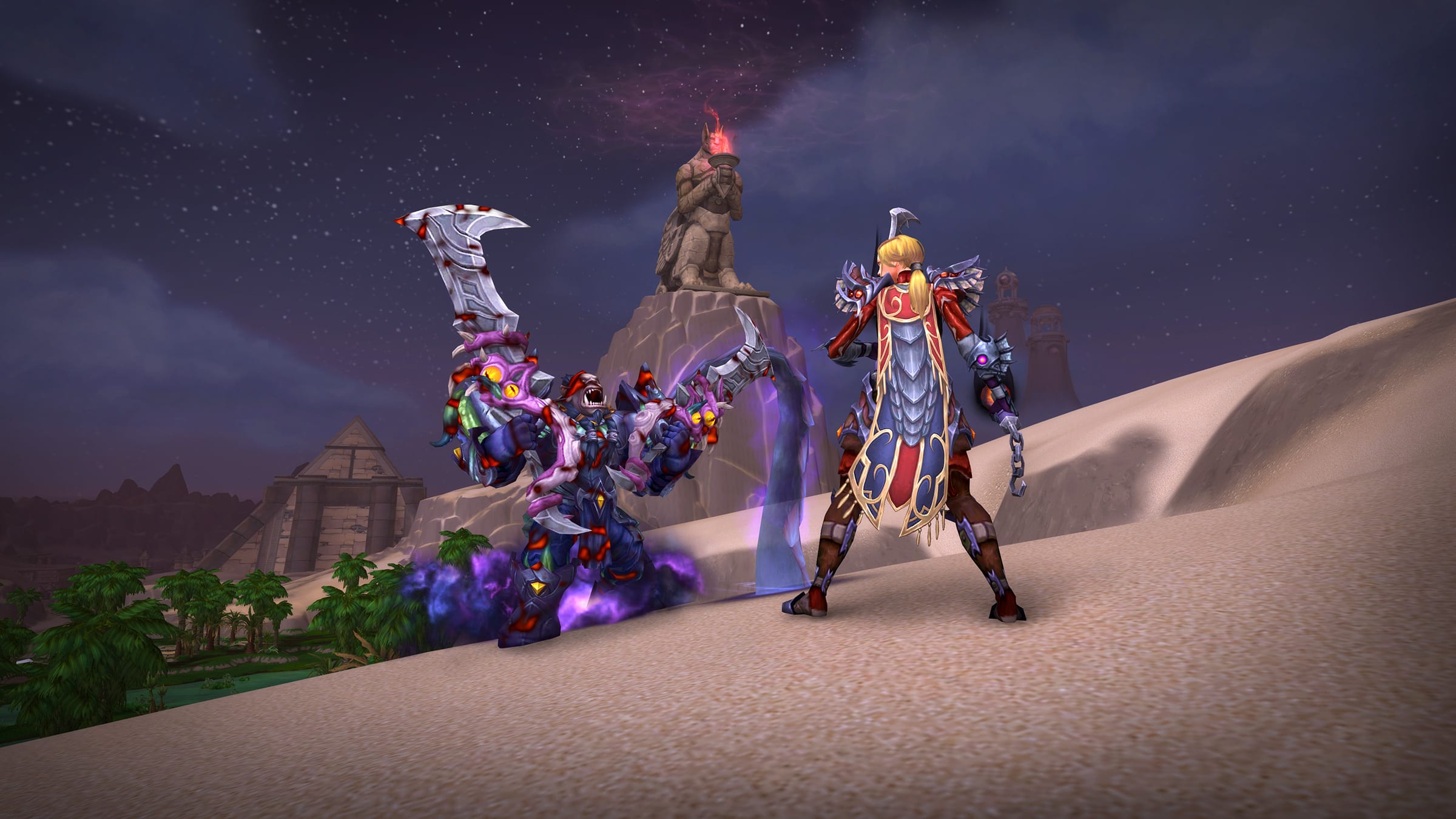 Aperçu de la cape légendaire et de l'équipement corrompu