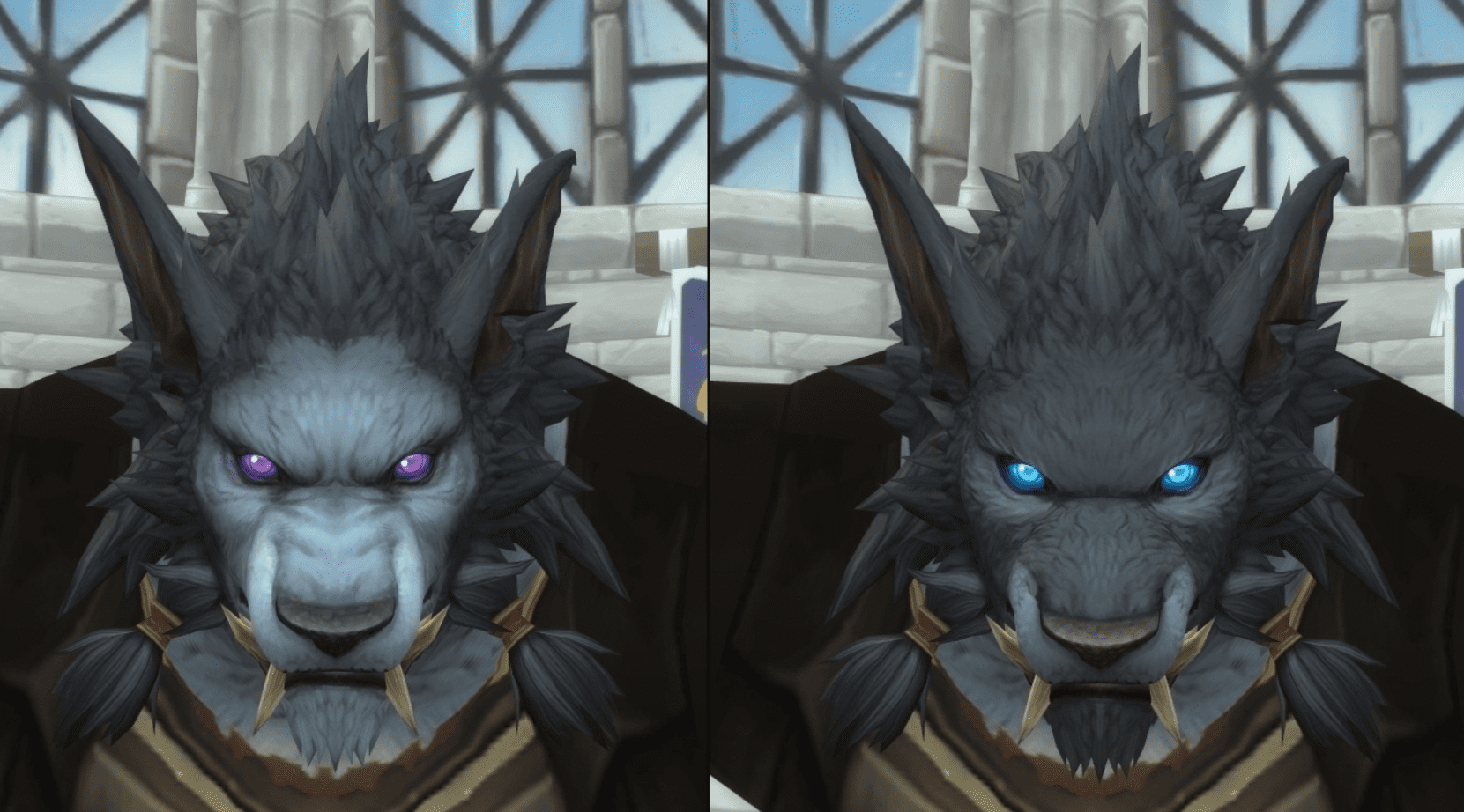 PTR 8.3 : Changement de la brillance des yeux des Worgens