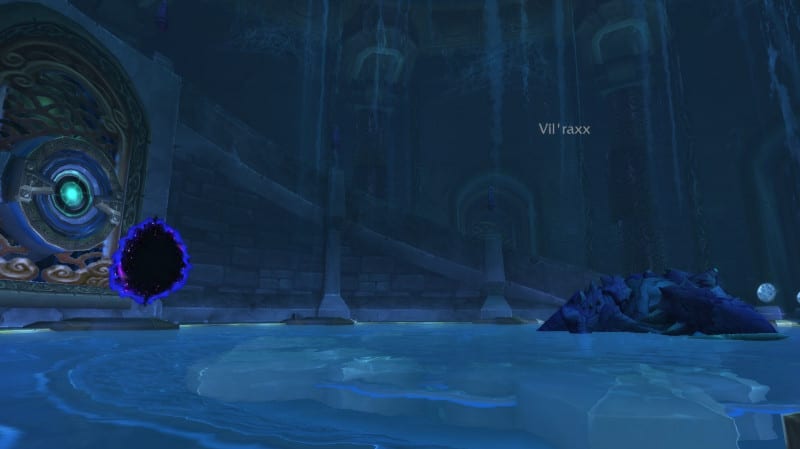 Apparition d'un portail à la défaite de Vil'raxx