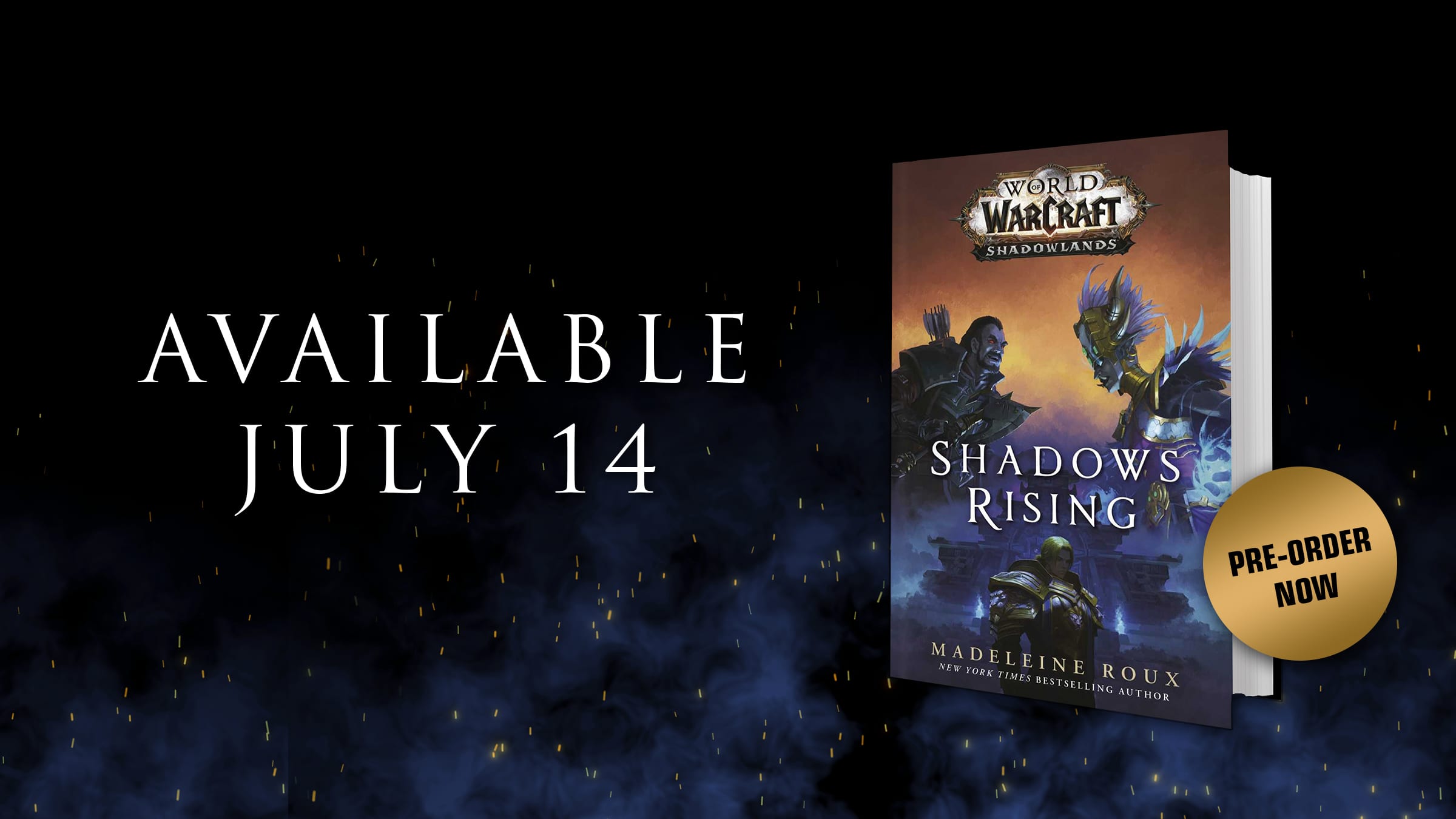 La couverture du roman Shadows Rising révélée !