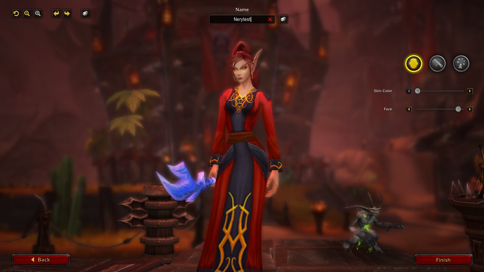 Shadowlands : Amélioration de l'écran de création des personnages