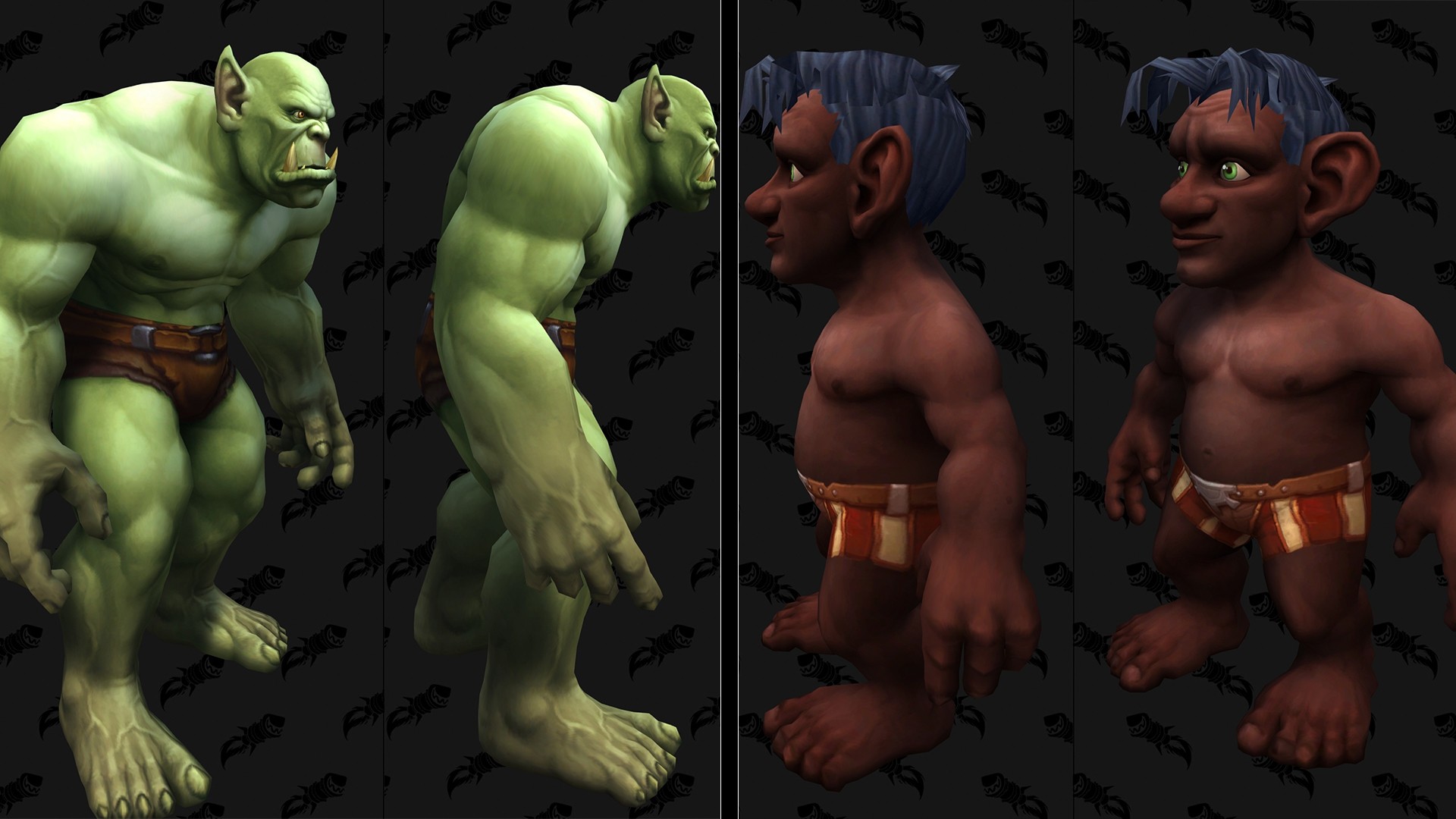 Shadowlands : Balafres, tatouages, teints, yeux, découvrez les options de personnalisation des Orcs et des Gnomes