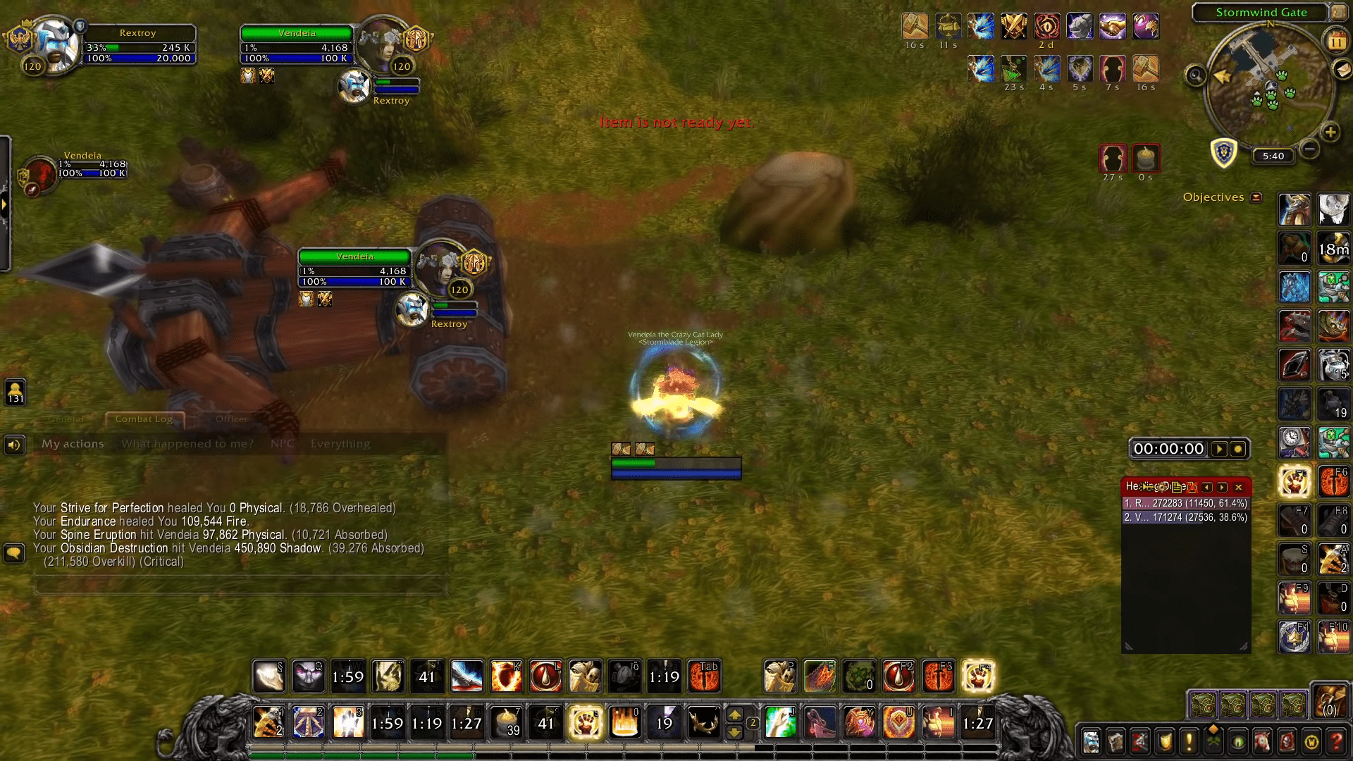 Rextroy atteint 1 million de dégâts sur un combo