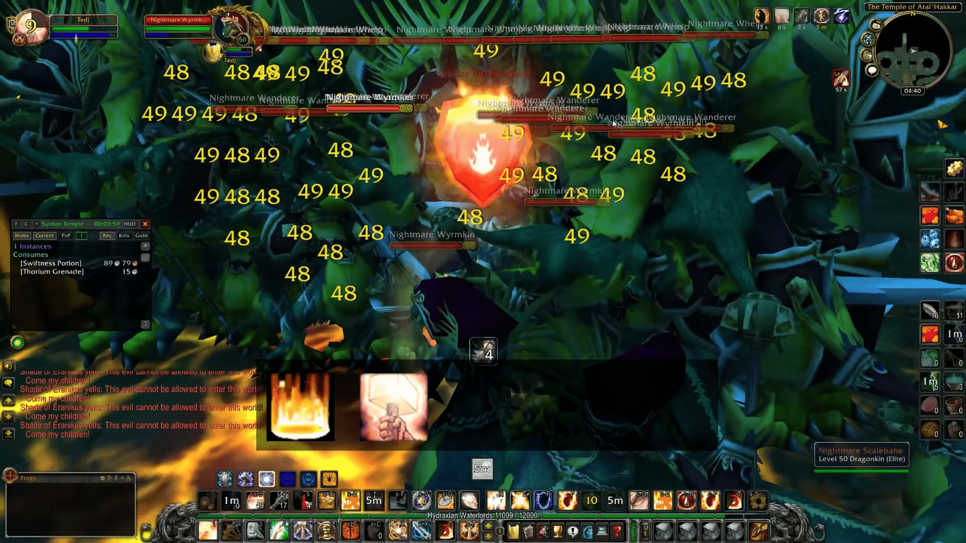 Classic : le Temple englouti terminé par un Paladin et un Mage