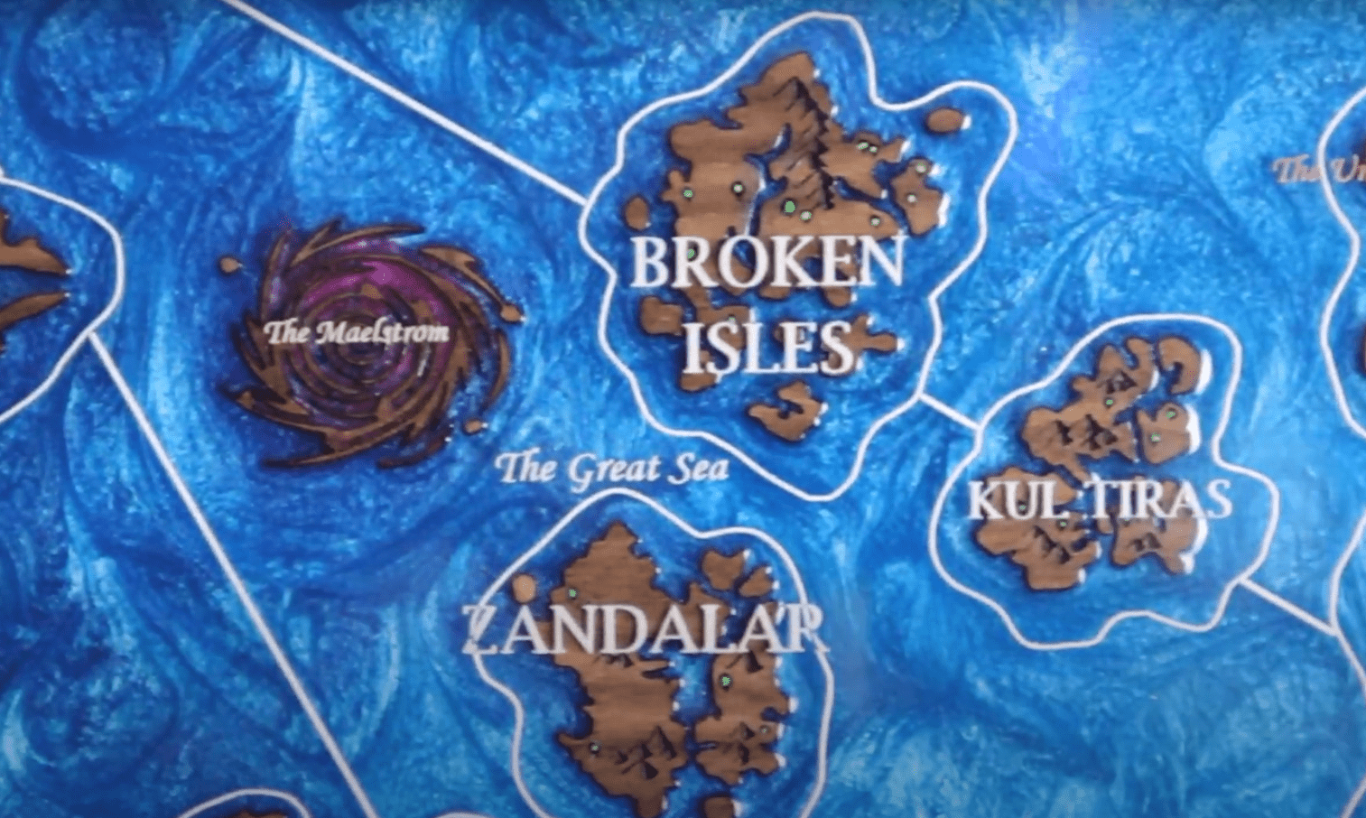 Une carte d'Azeroth inédite