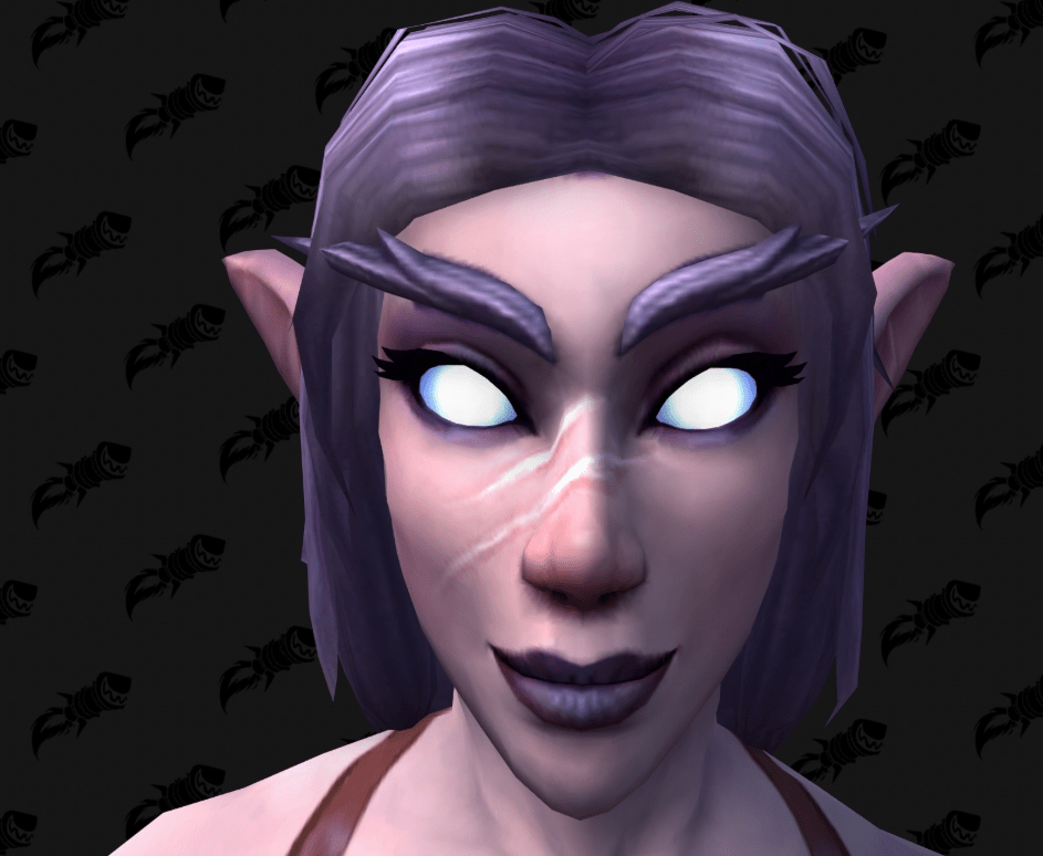 Shadowlands : Ajout de balafres pour l'Elfe de la Nuit