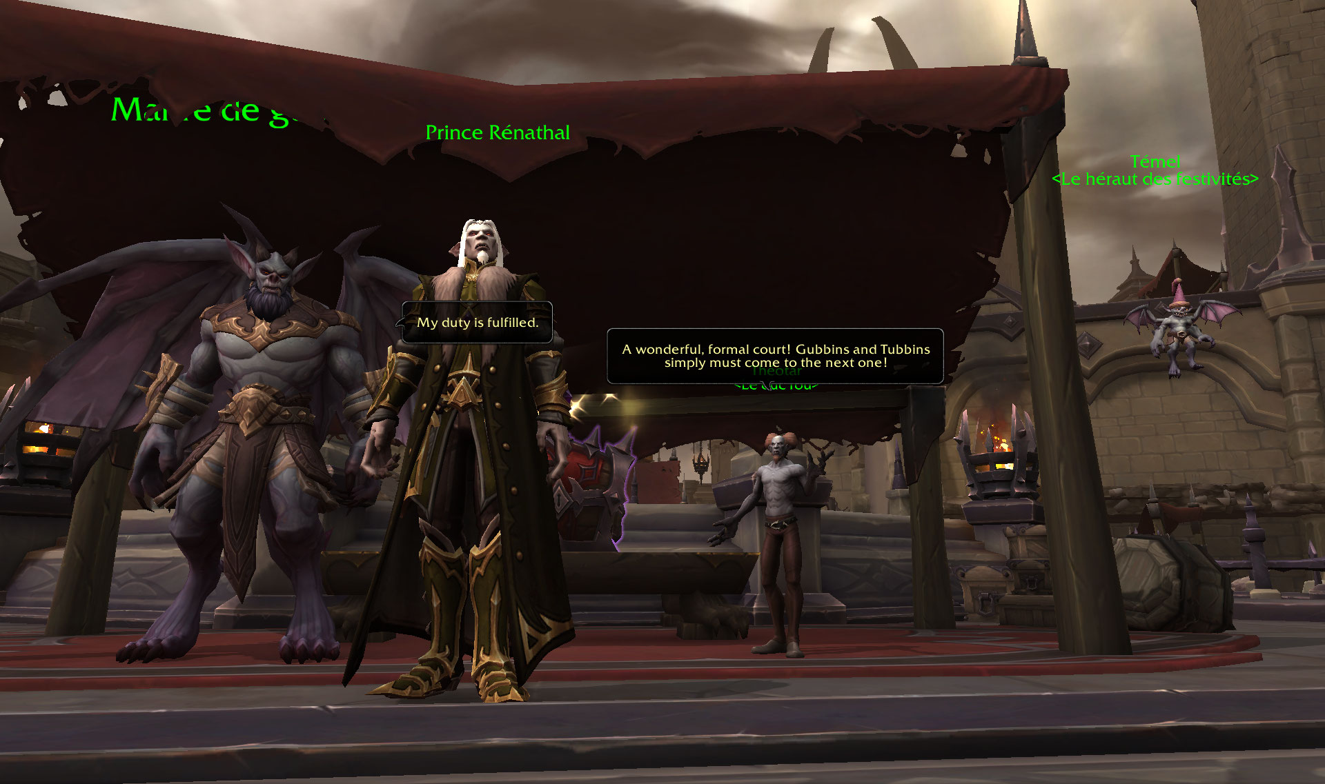 Shadowlands : la Cour des Braises, l'activité spécifique de la Congrégation des Venthyrs