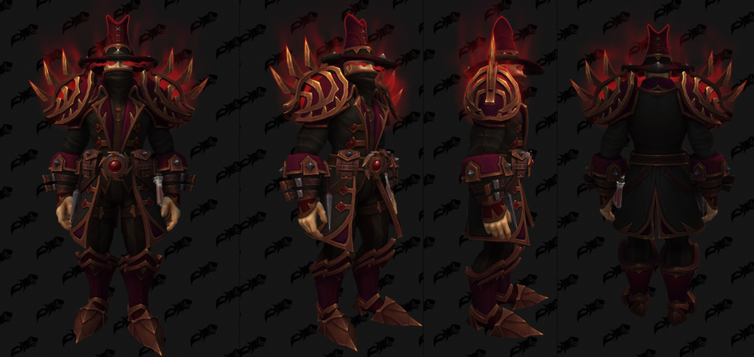 Shadowlands : Ensemble d'armure Cuir du Château Nathria