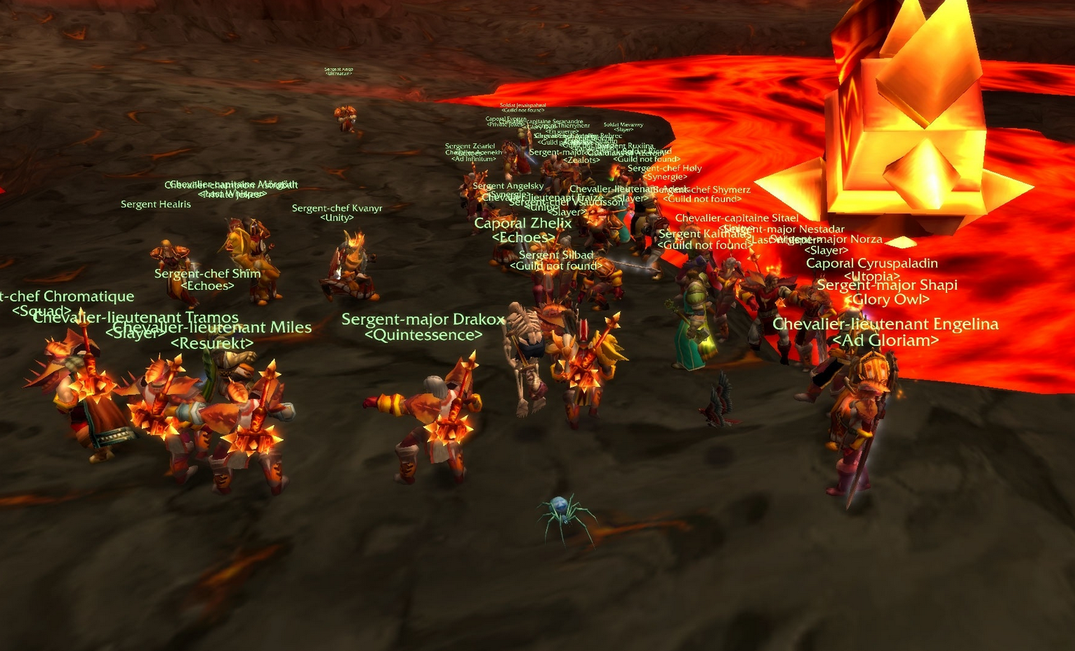 Classic : 40 Paladins terminent le Cœur du Magma