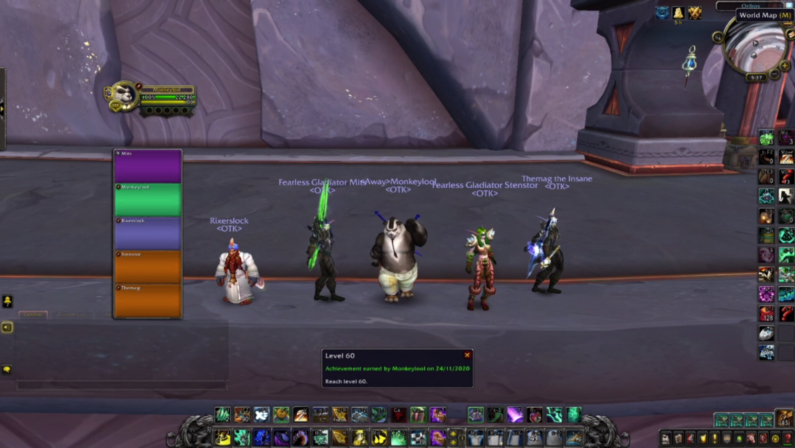 World First niveau 60 : Monkeylool remporte la course