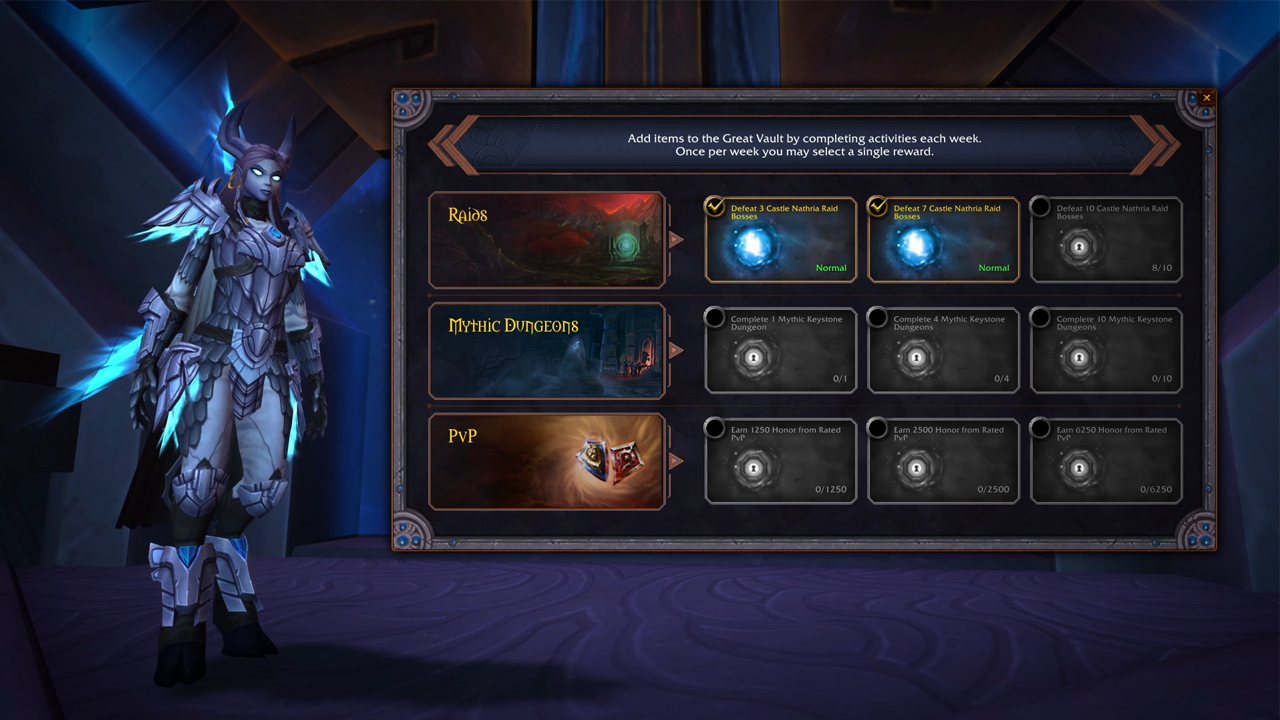 Aperçu de la saison 1 de Shadowlands