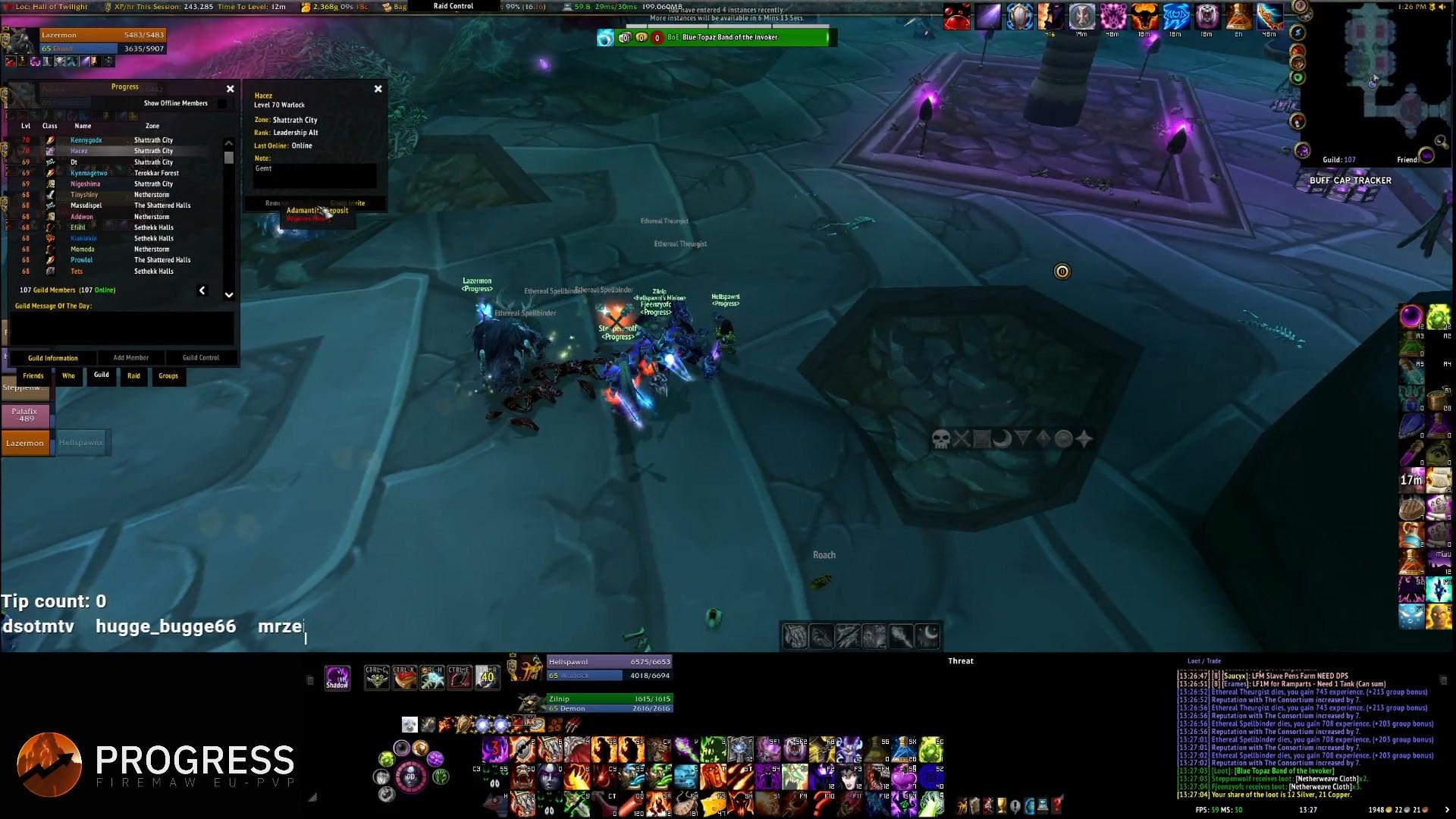 Burning Crusade Classic : Hacez décroche le World First du niveau 70 !