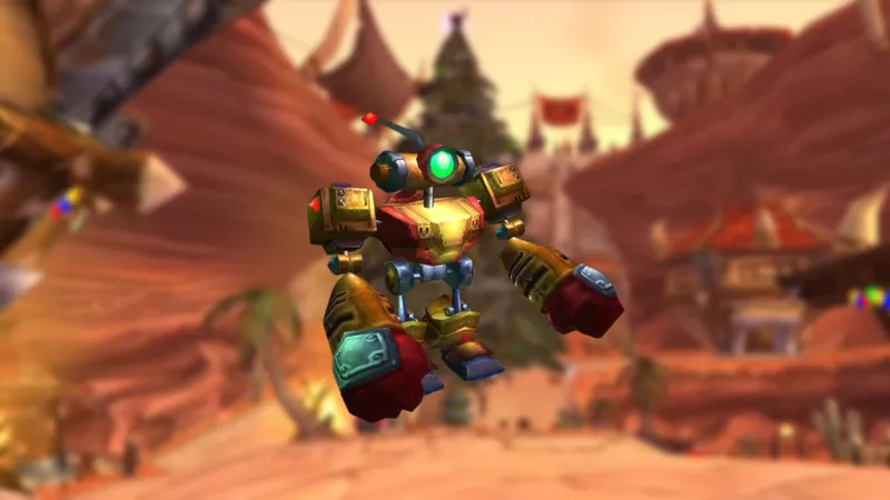 mascotte rob-fusée mécanique voile d'hiver burning crusade : classic