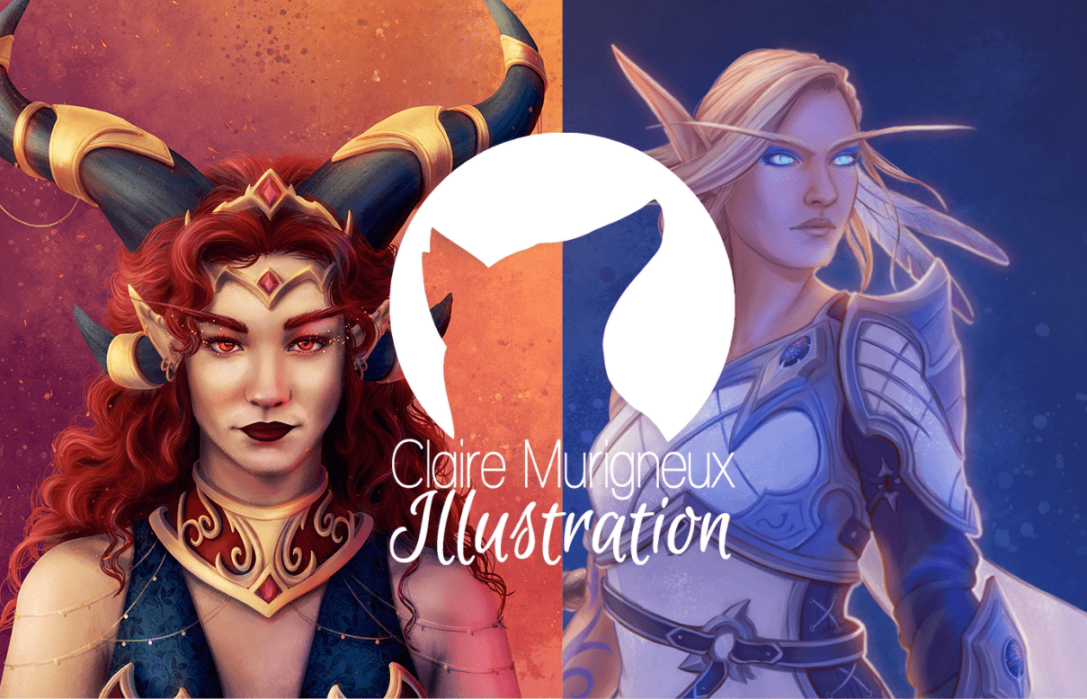 Une semaine, un artiste : Les fan-arts WoW en dessins numériques de Claire Murigneux