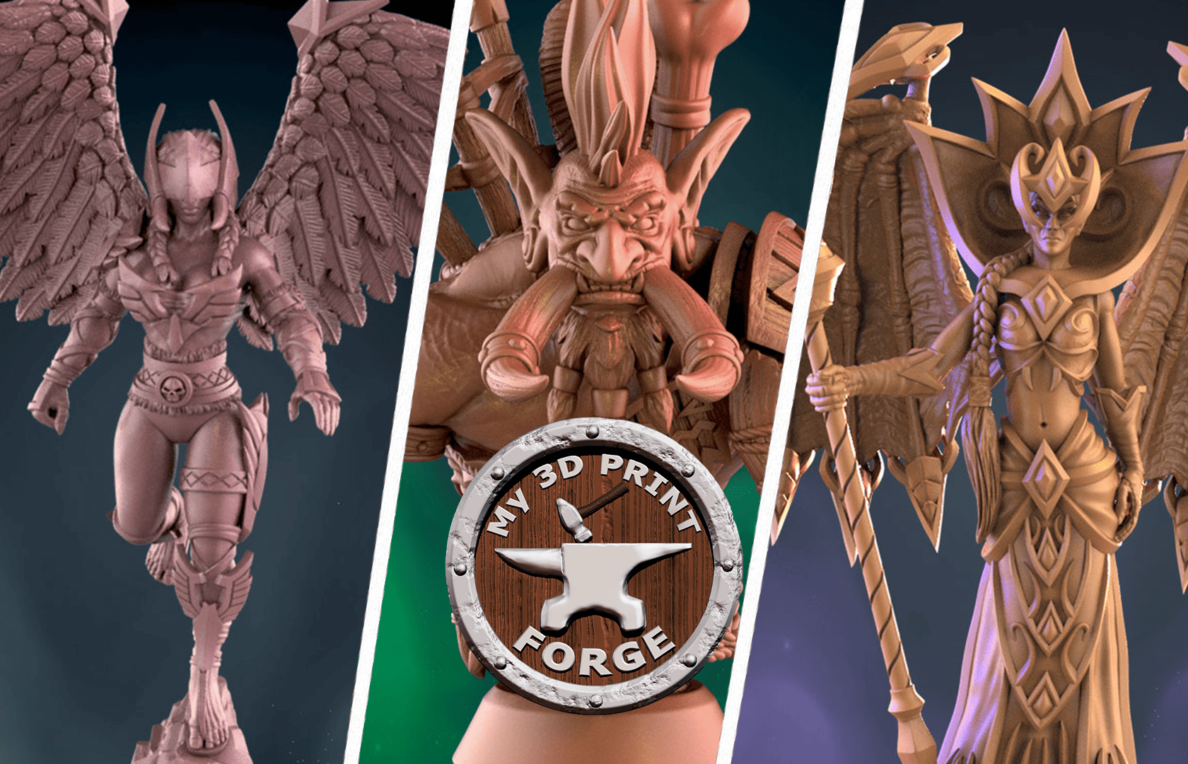 Une semaine, un artiste : Les splendides figurines de My3DPrintForge