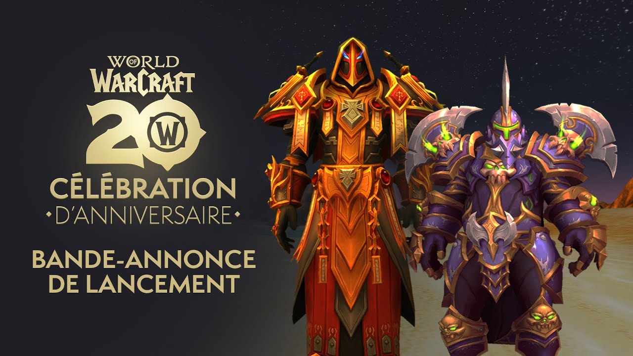 Blizzard présente la bande-annonce de la mise à jour des 20 ans de World of Warcraft