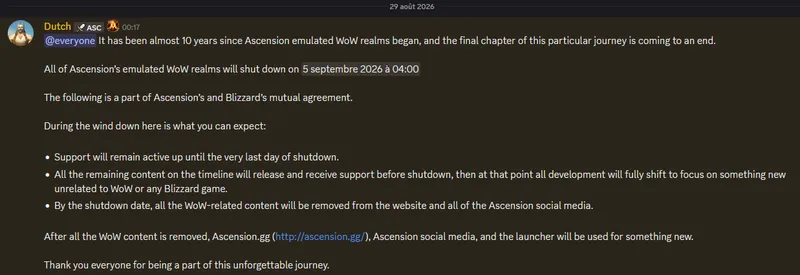 ascension wow fermeture.png