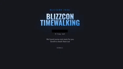 BlizzCon Timewalking : Un site qui vous permet de connaître vos statistiques de jeux