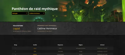 Midnight : Le panthéon mythique de l'Abîme Venimeux est clos